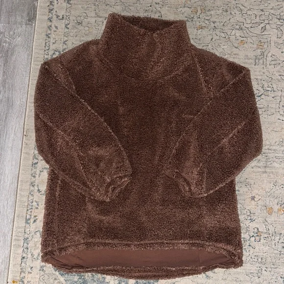 Lululemon Warmth Restore Long Sherpa Pullover Bold Beige - Picture 3 of 8